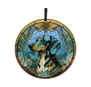 Dachshund, Acrylic Window Ornament #SC160