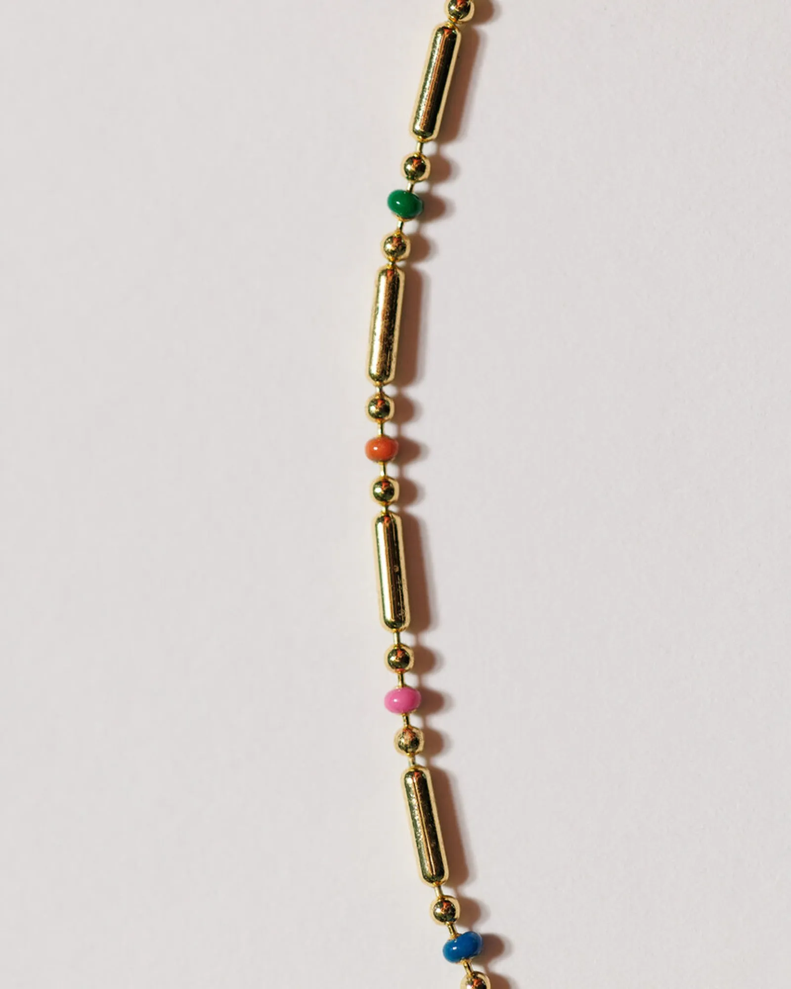 Dainty Beaded Chain Necklace