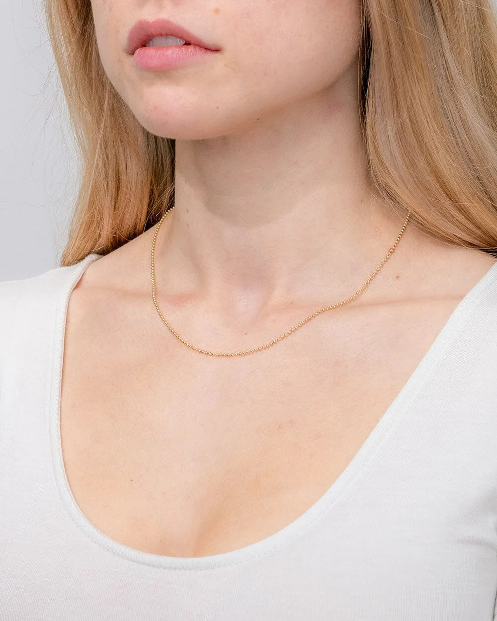 Dainty Beaded Chain