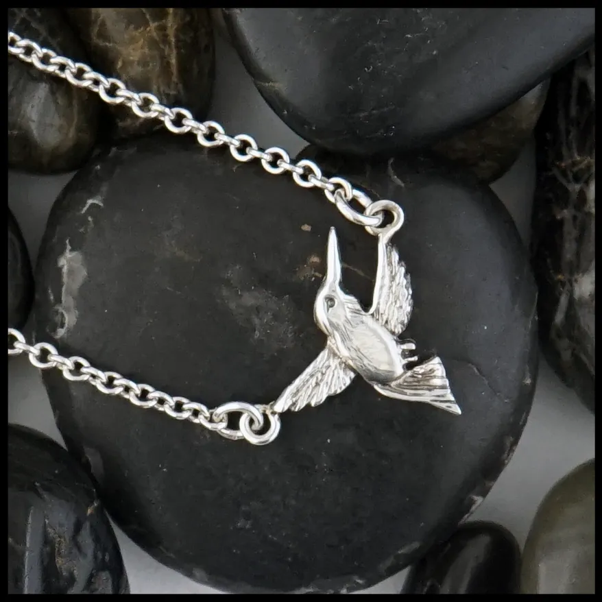 Dainty Hummingbird Necklace