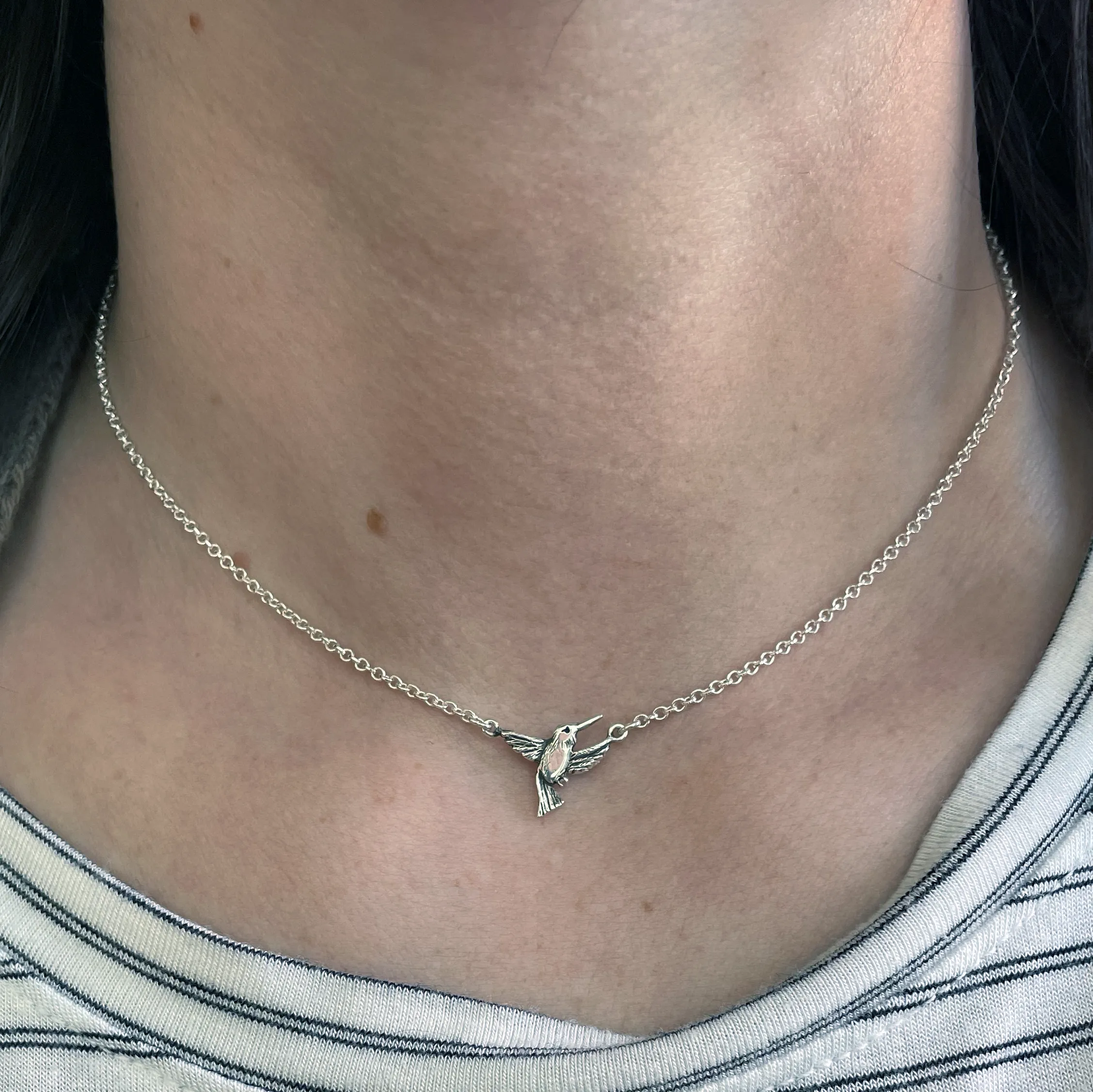 Dainty Hummingbird Necklace
