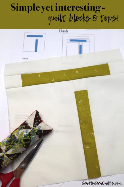 Dash Quilt Block Pattern