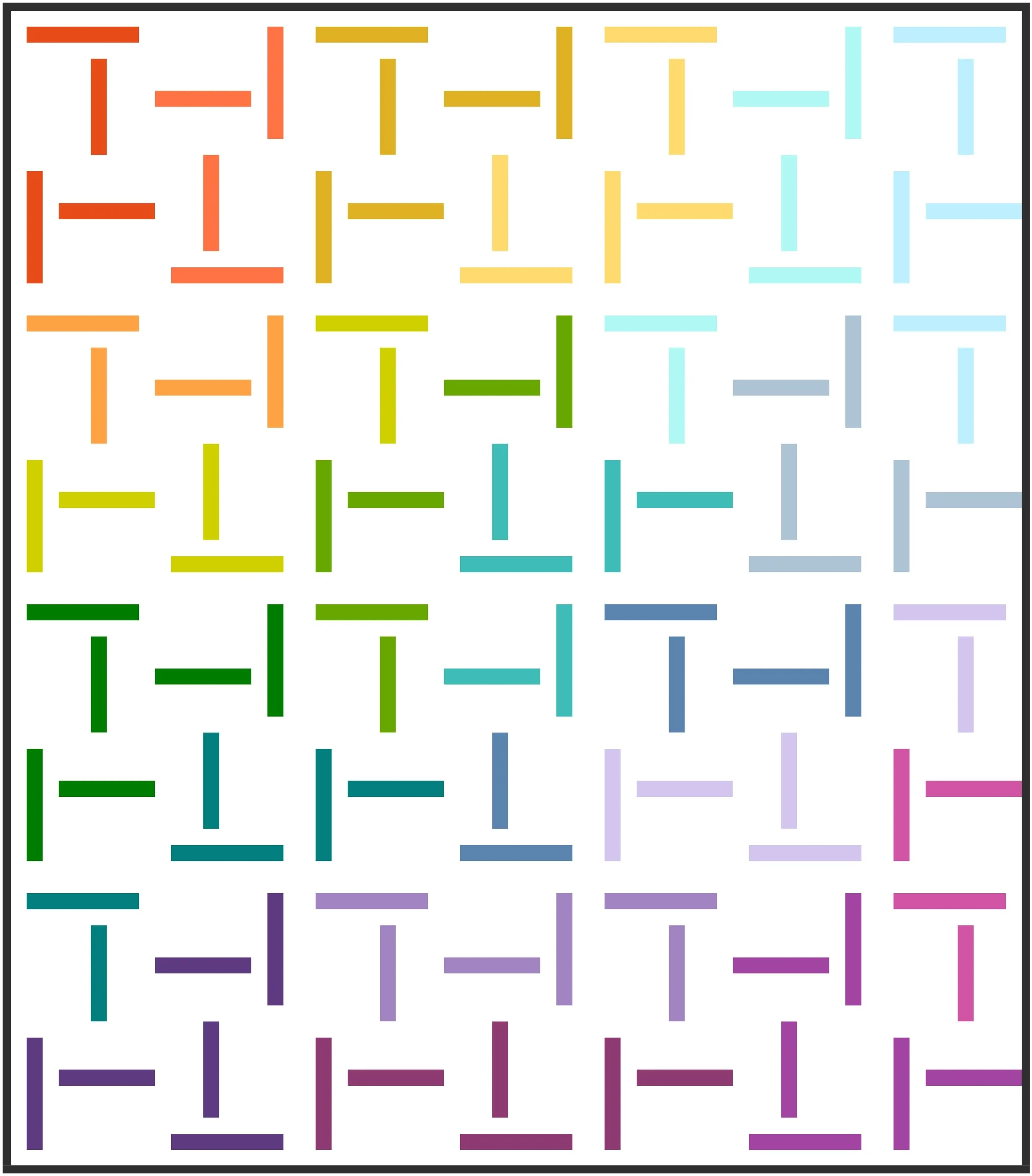 Dash Quilt Block Pattern