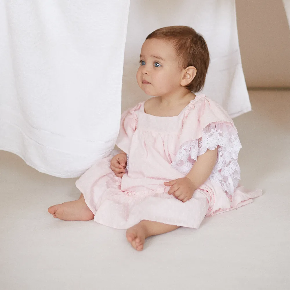 Deolinda Pink Lace Dress
