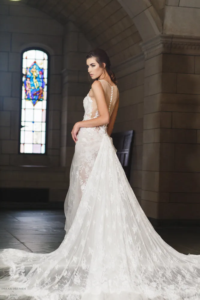 Detachable Lace Train (#Estelle)