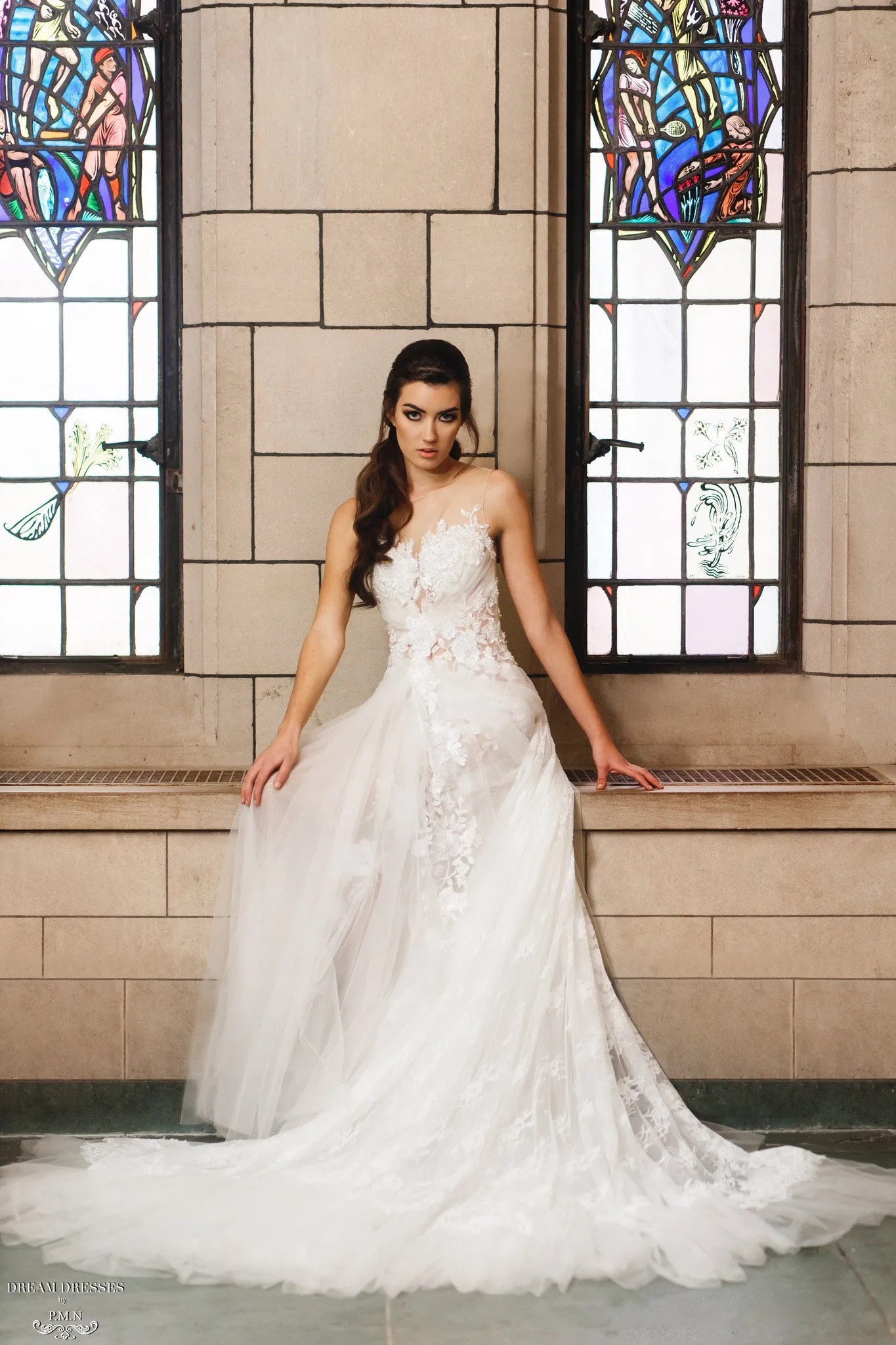 Detachable Lace Train (#Estelle)