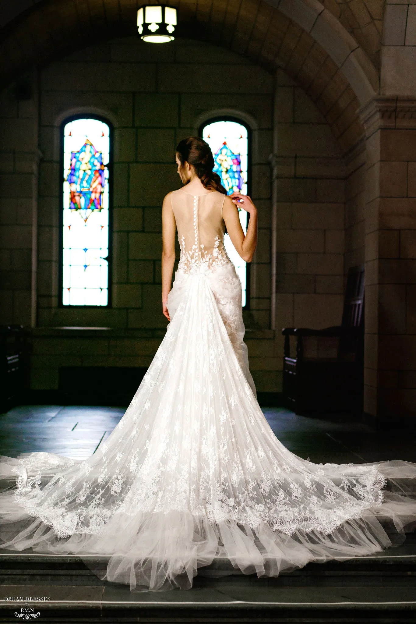 Detachable Lace Train (#Estelle)