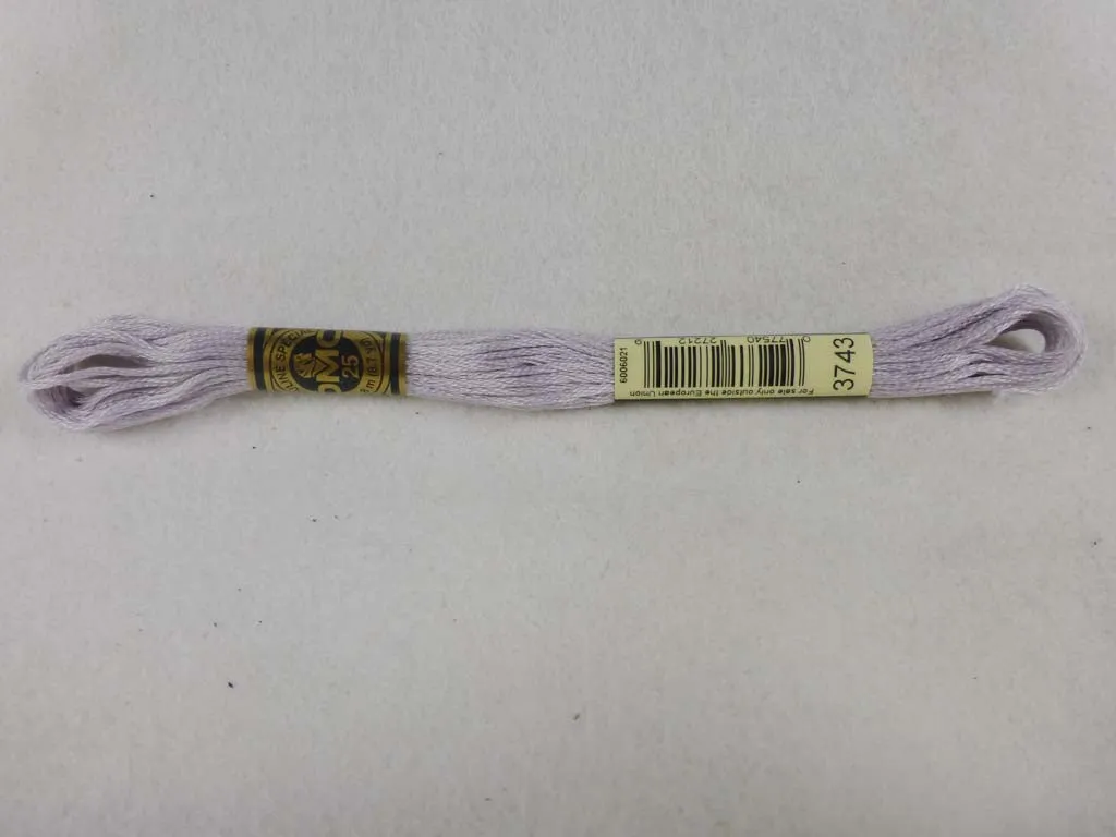 DMC Floss 3743 Very Light Antique Violet