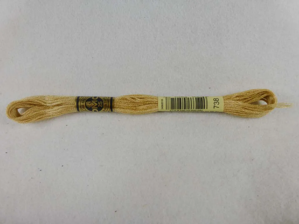 DMC Floss 738 Very Light Tan