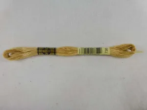 DMC Floss 738 Very Light Tan