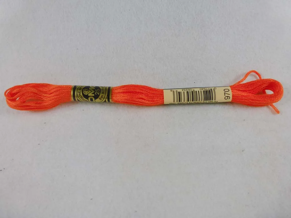 DMC Floss 970 Light Pumpkin