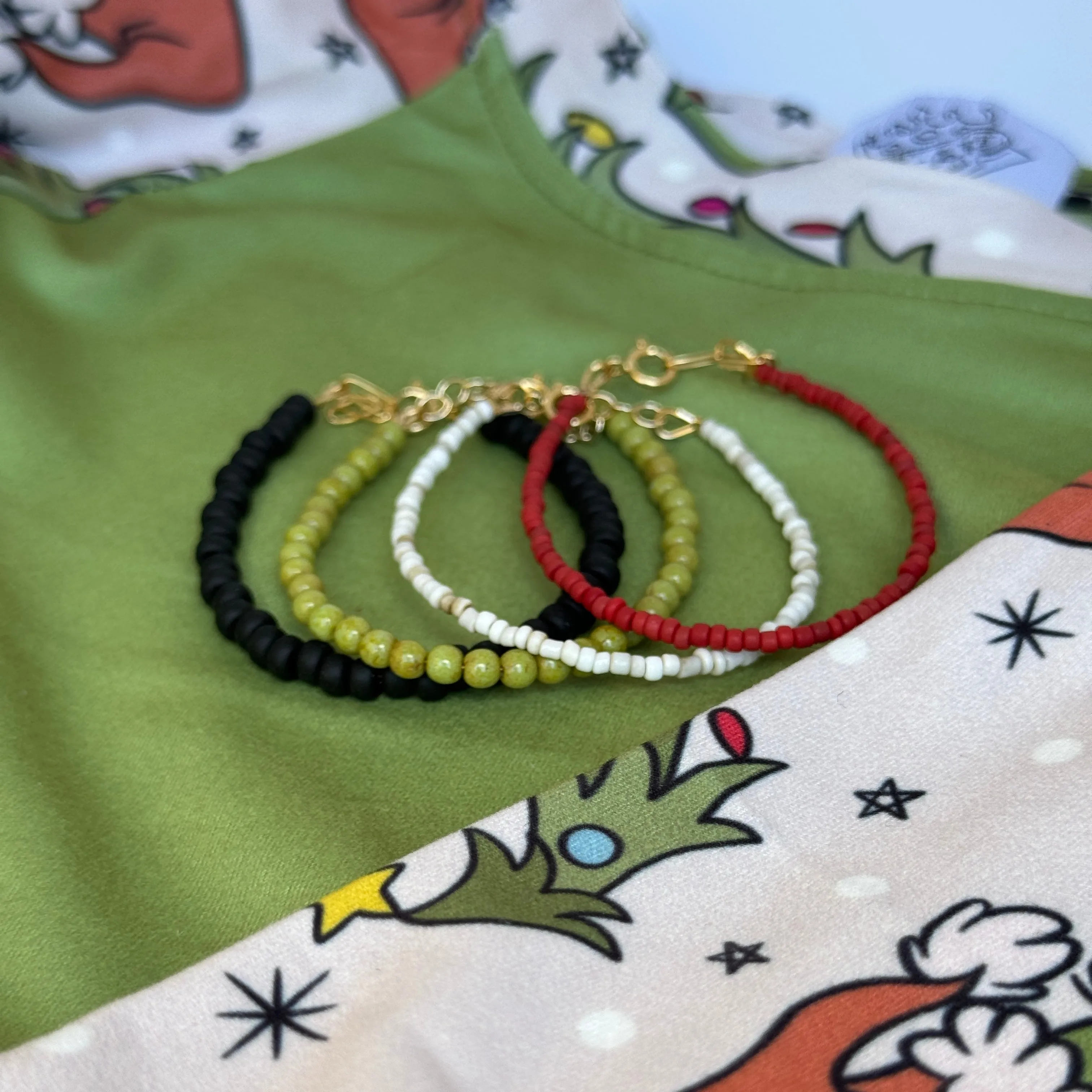 Don't Be A Basic Grinch Stacking Set - Set of 3 or Each - Unisex Options