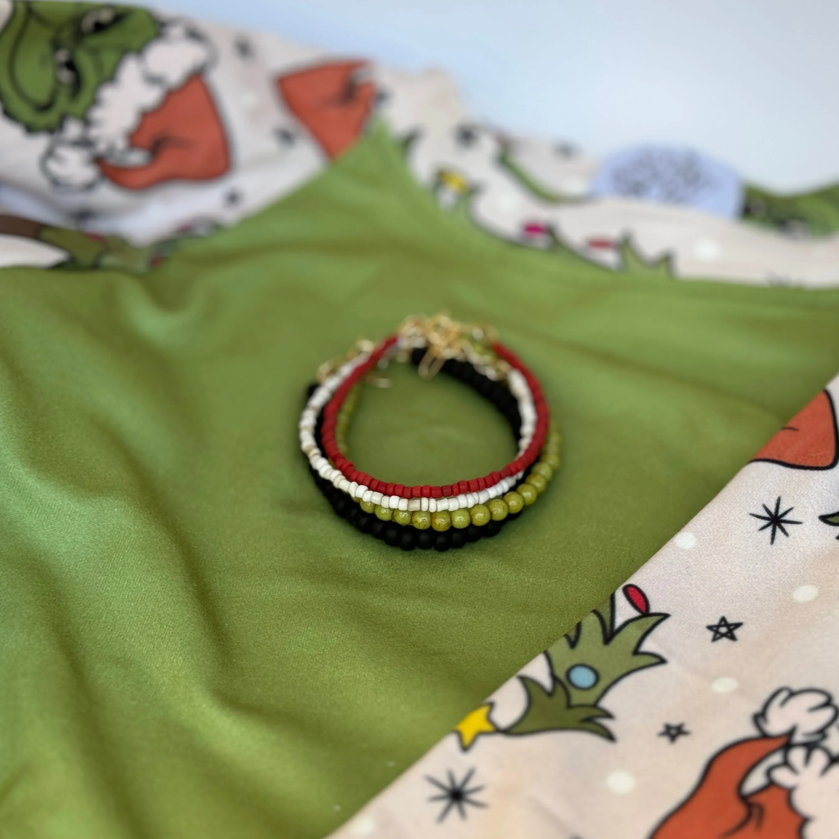 Don't Be A Basic Grinch Stacking Set - Set of 3 or Each - Unisex Options