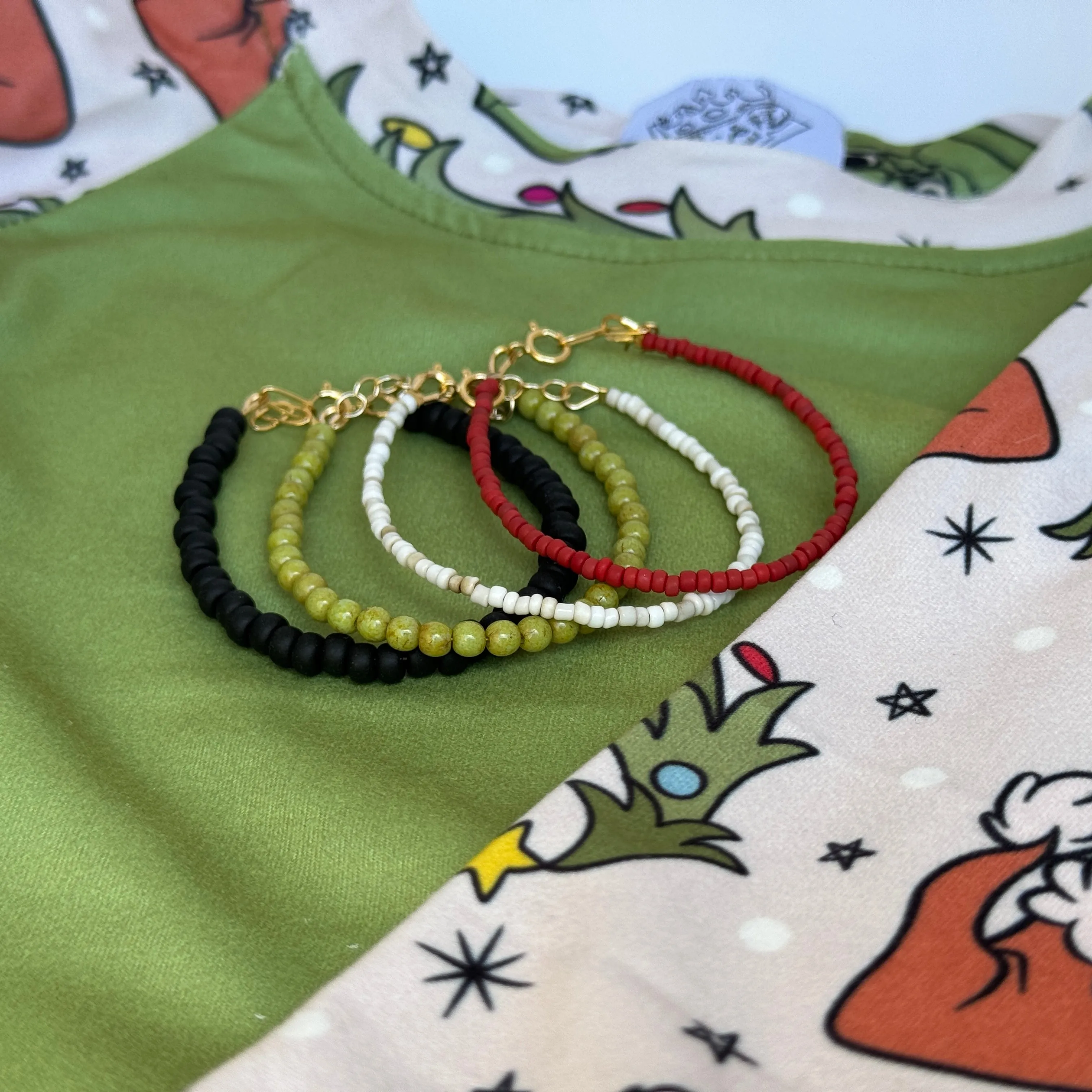 Don't Be A Basic Grinch Stacking Set - Set of 3 or Each - Unisex Options