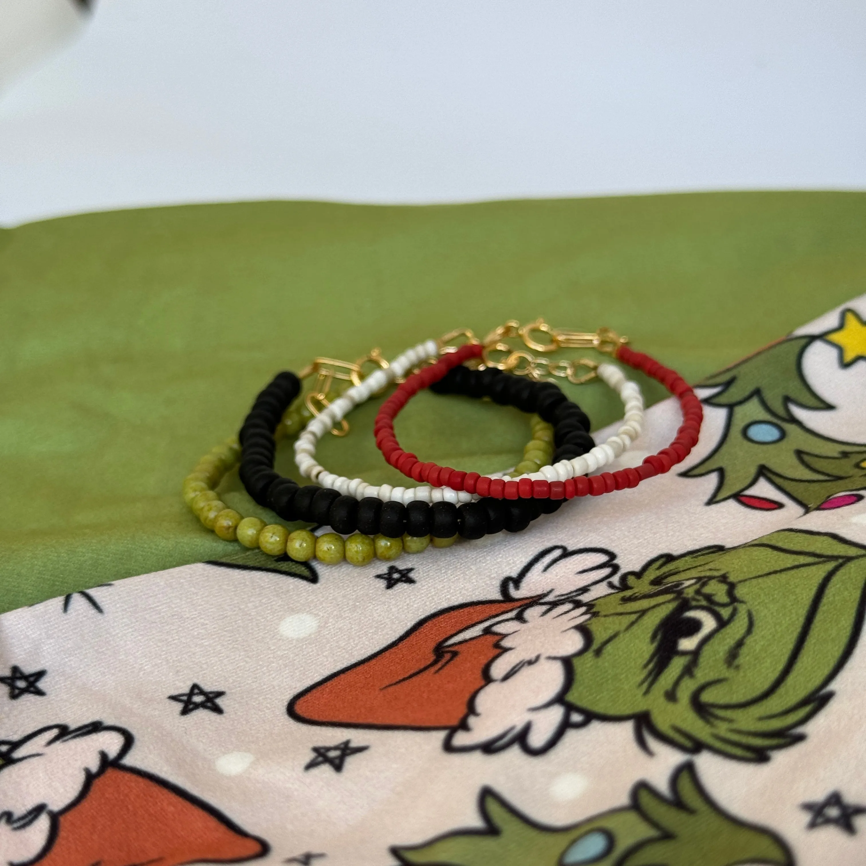 Don't Be A Basic Grinch Stacking Set - Set of 3 or Each - Unisex Options