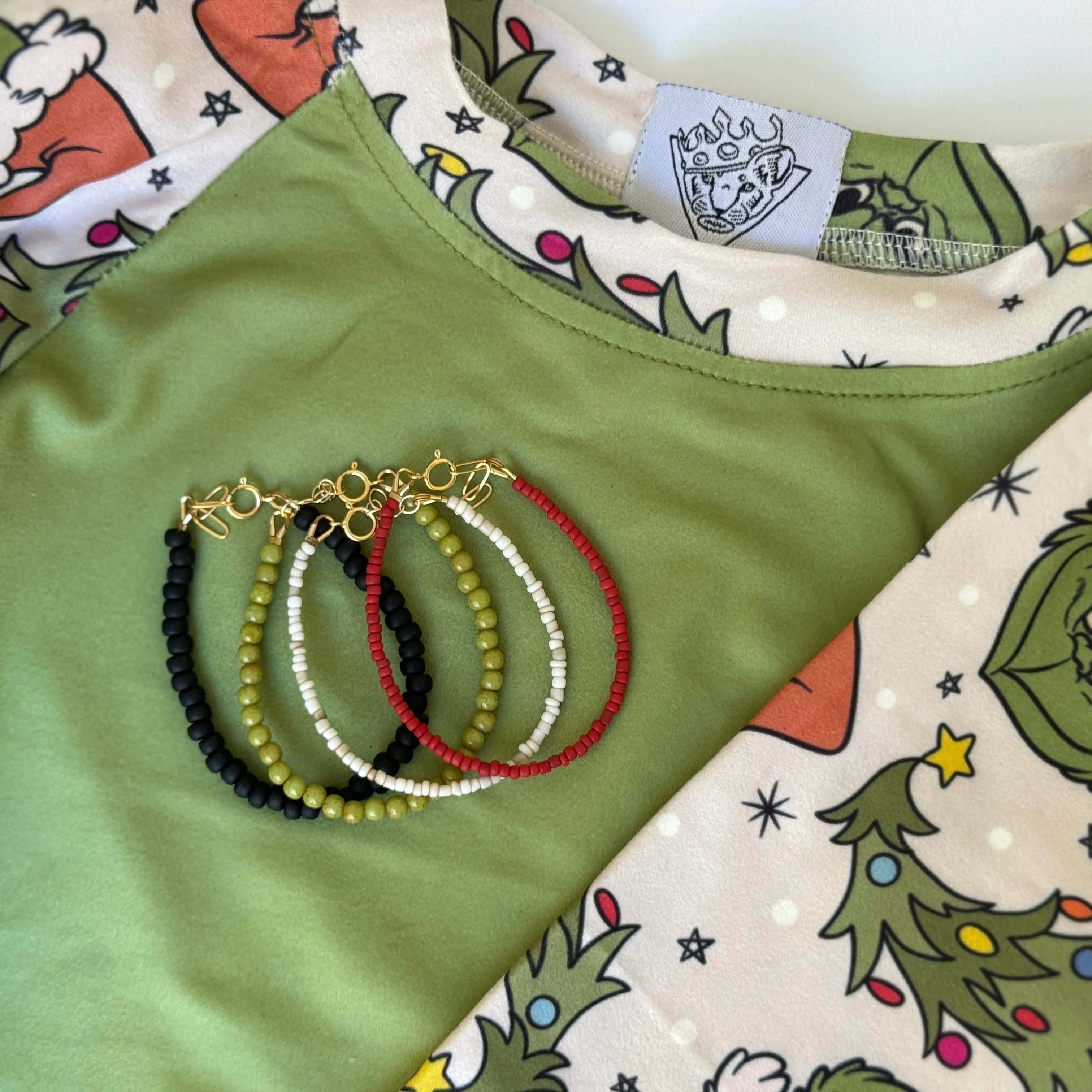 Don't Be A Basic Grinch Stacking Set - Set of 3 or Each - Unisex Options