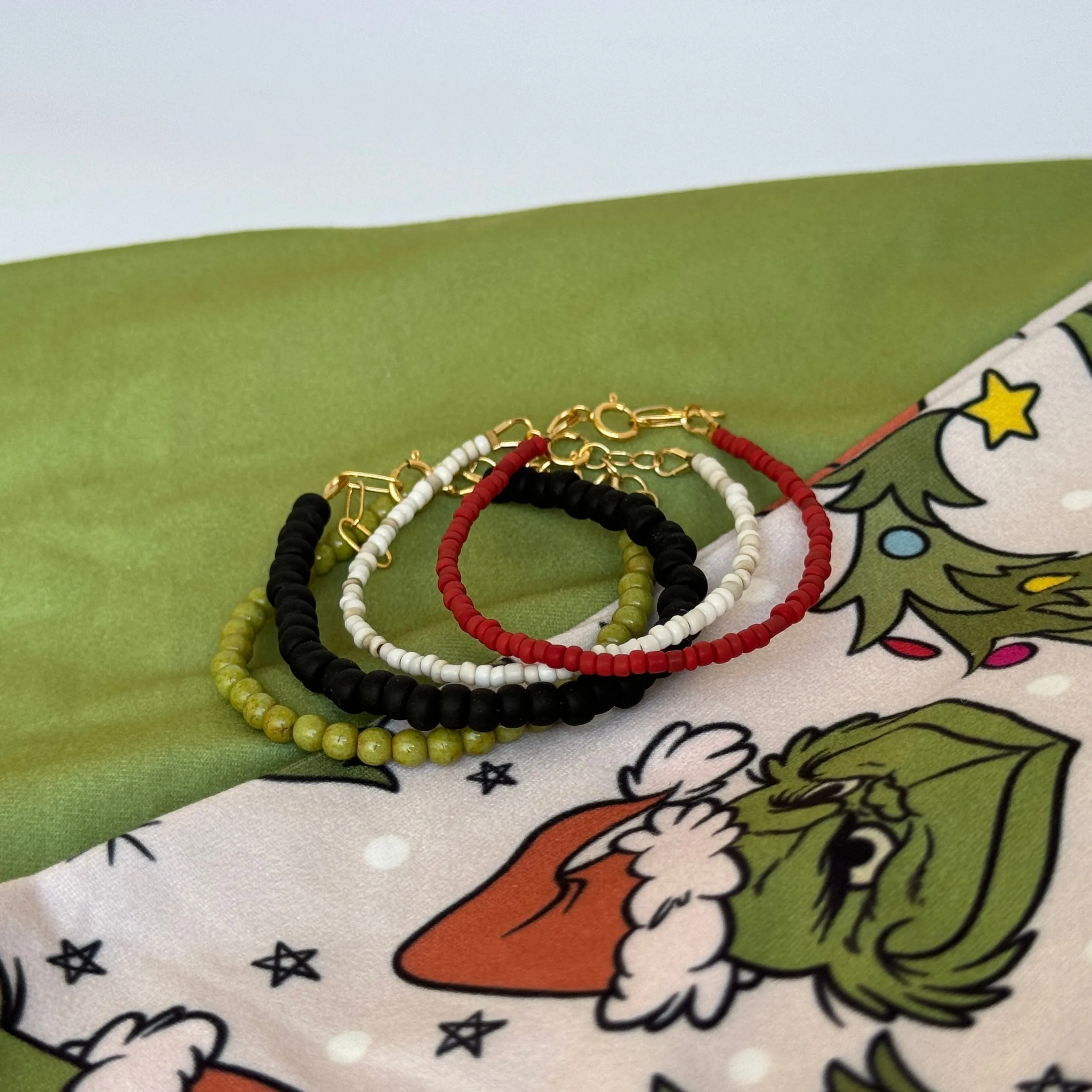 Don't Be A Basic Grinch Stacking Set - Set of 3 or Each - Unisex Options