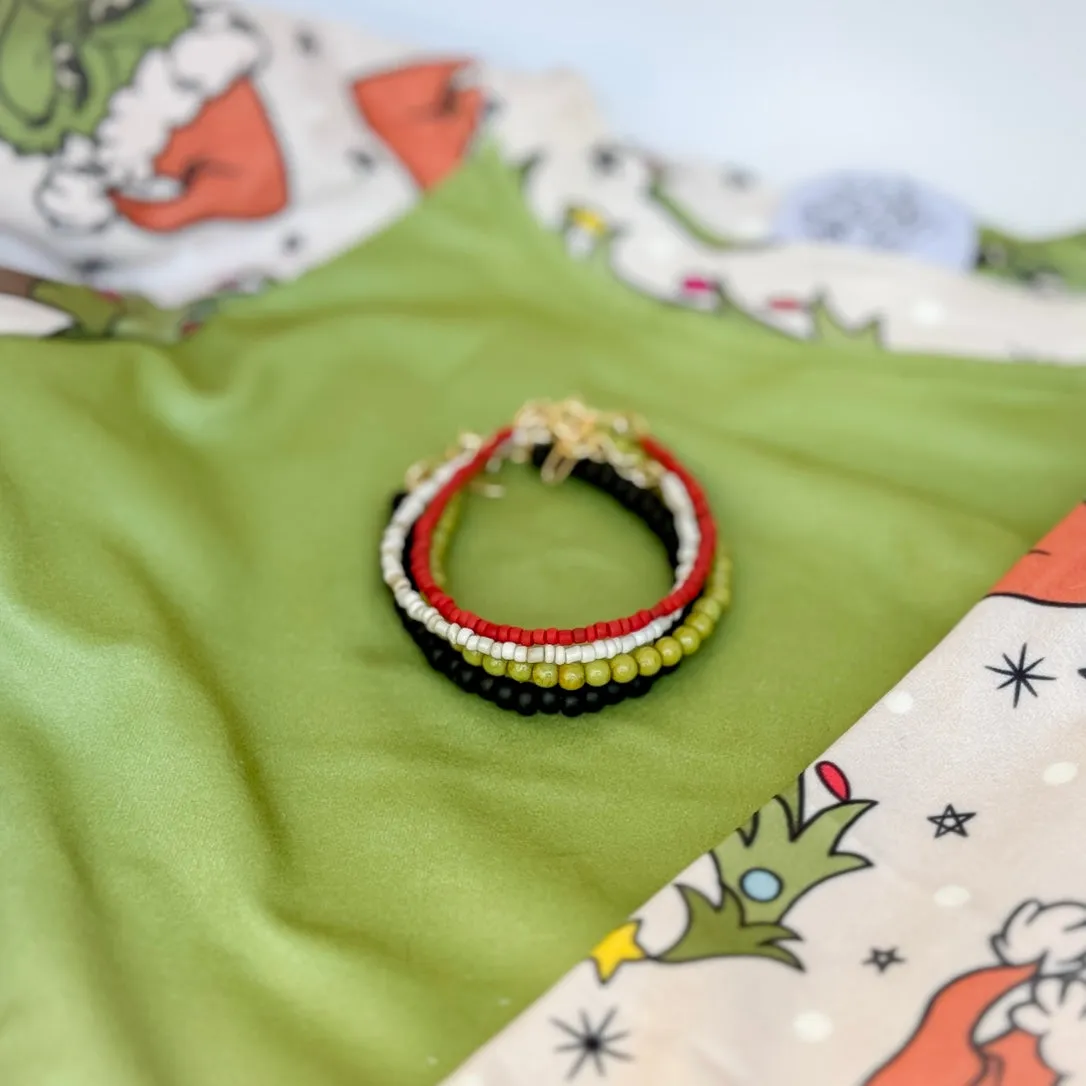 Don't Be A Basic Grinch Stacking Set - Set of 3 or Each - Unisex Options