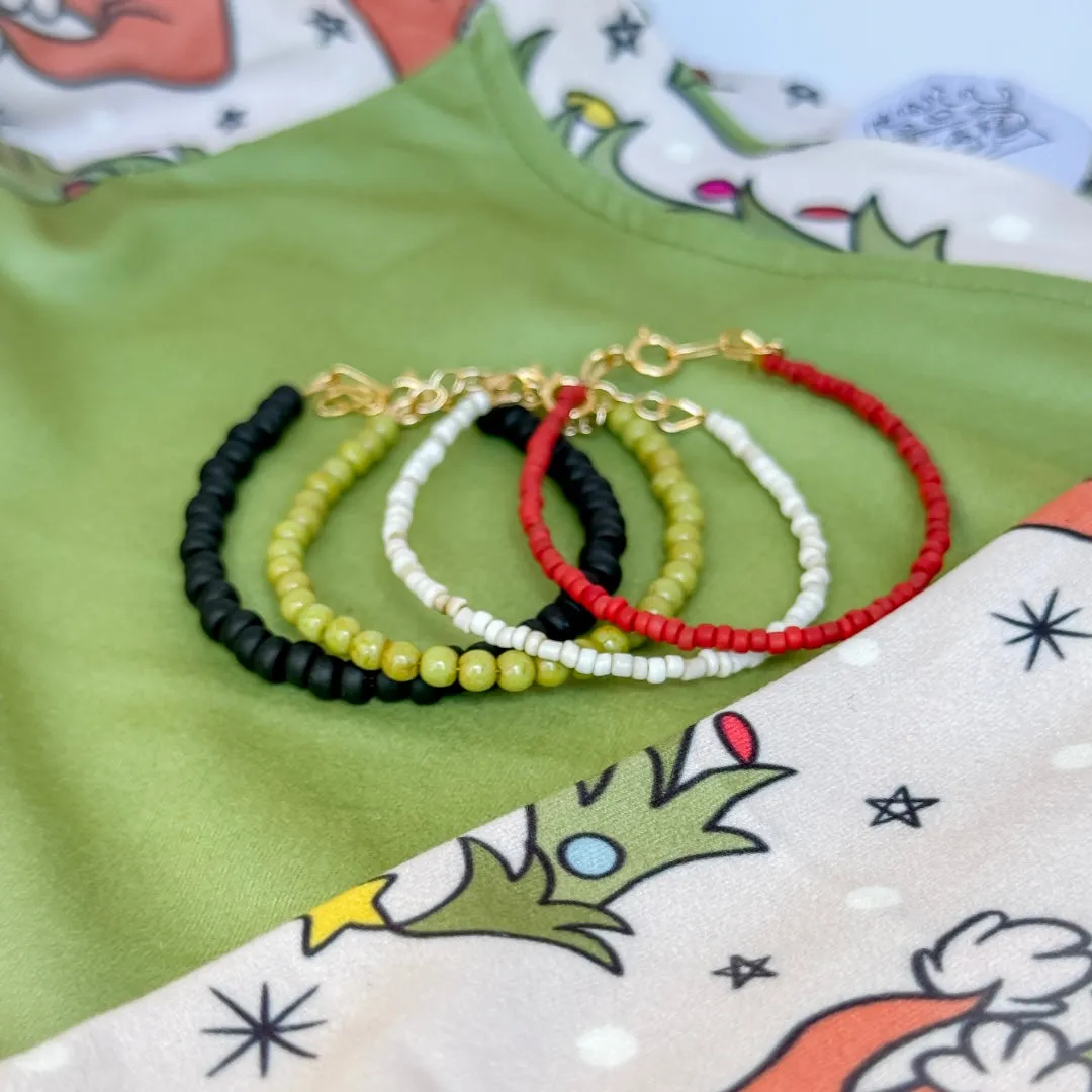 Don't Be A Basic Grinch Stacking Set - Set of 3 or Each - Unisex Options