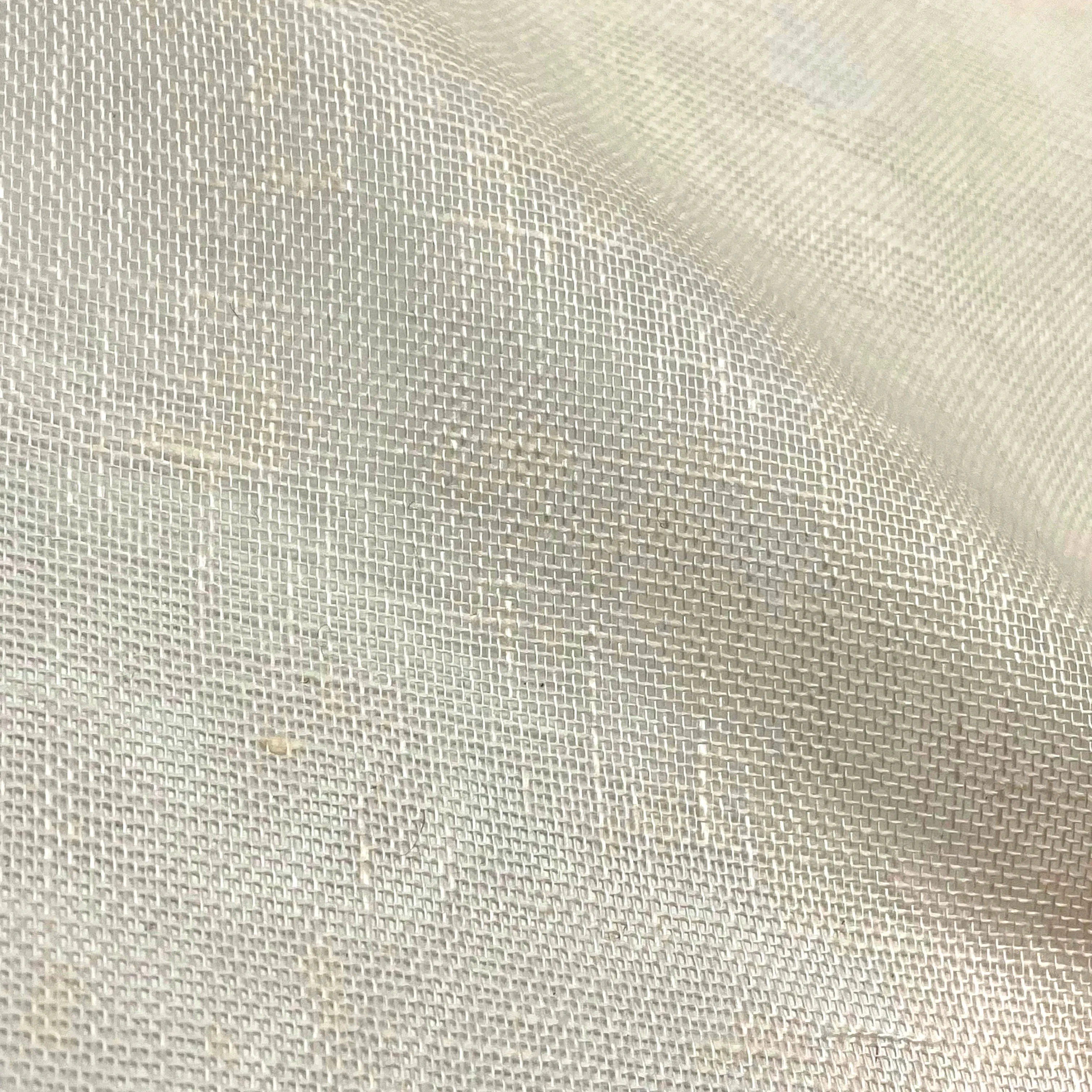 Double Width 100% Natural Sheer Linen Fabric By The Yard/CL1035