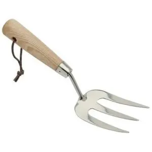 Draper Heritage Stainless Steel Hand Weeding Fork With Ash Handle Dr-99025  30OFF