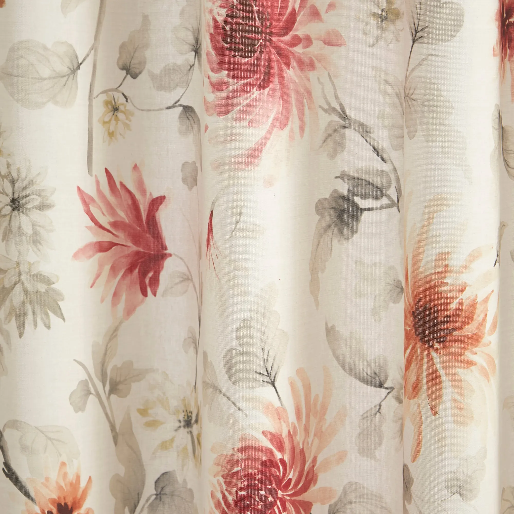 Dreams & Drapes Nadia Eyelet Curtains - Red