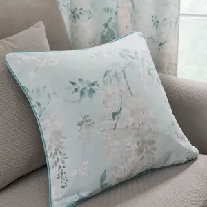 Dreams & Drapes Wisteria Cushion - Duck Egg