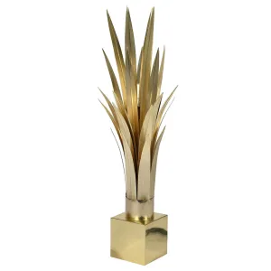 Dwell Deniva Yukka Leaf Table Lamp - Gold