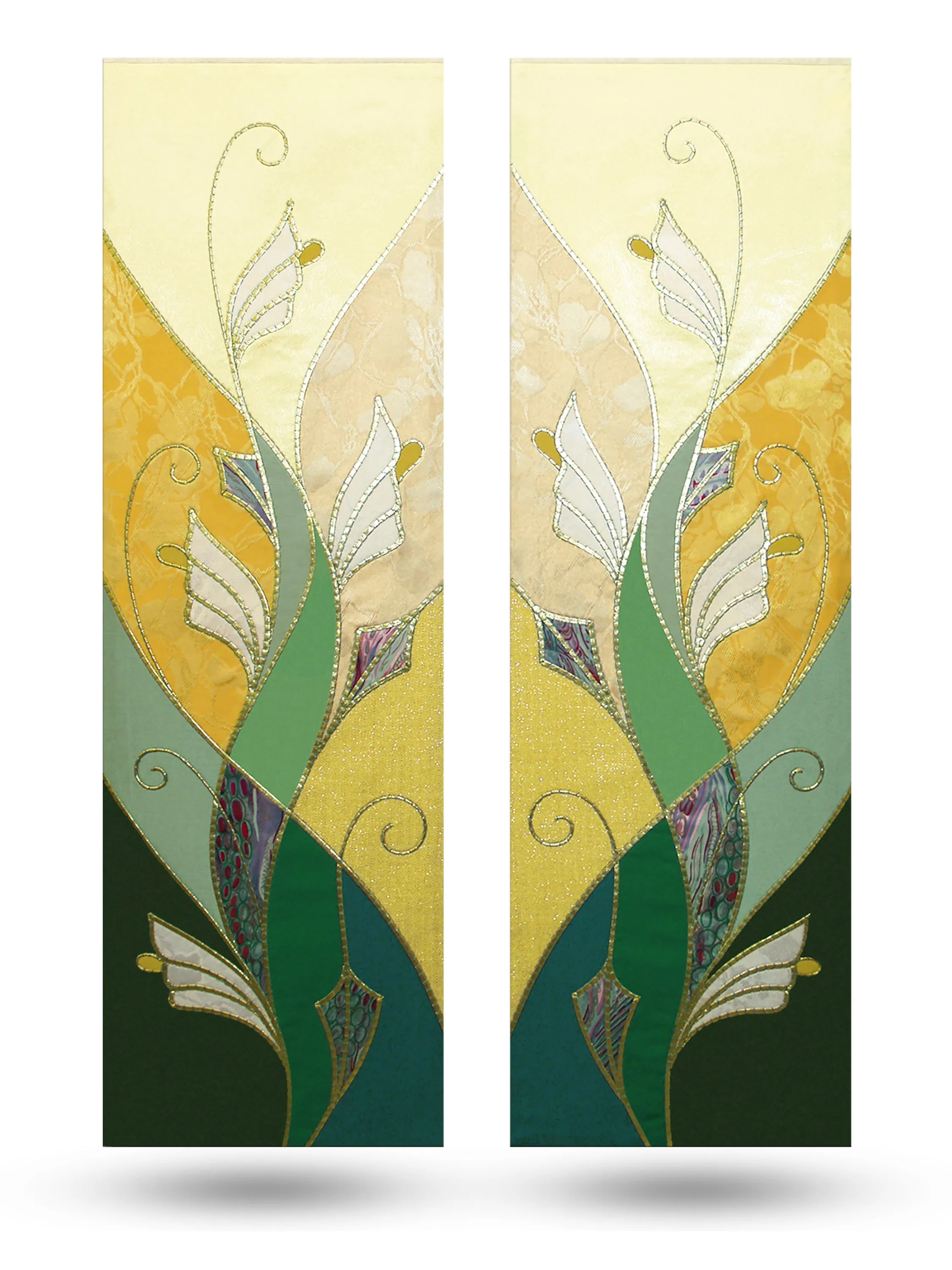 Easter Lily Altar Scarves (A)