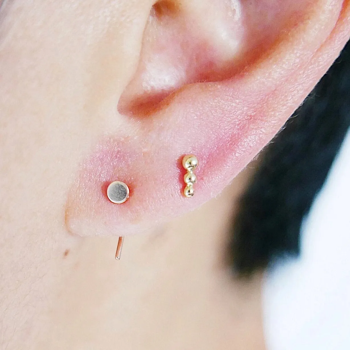 Ellipsis Stud Earring