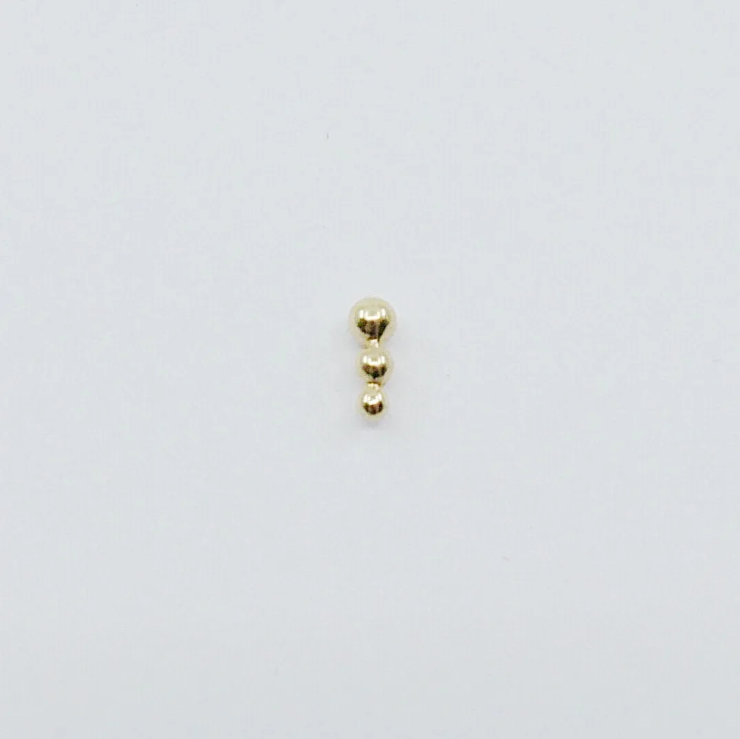 Ellipsis Stud Earring