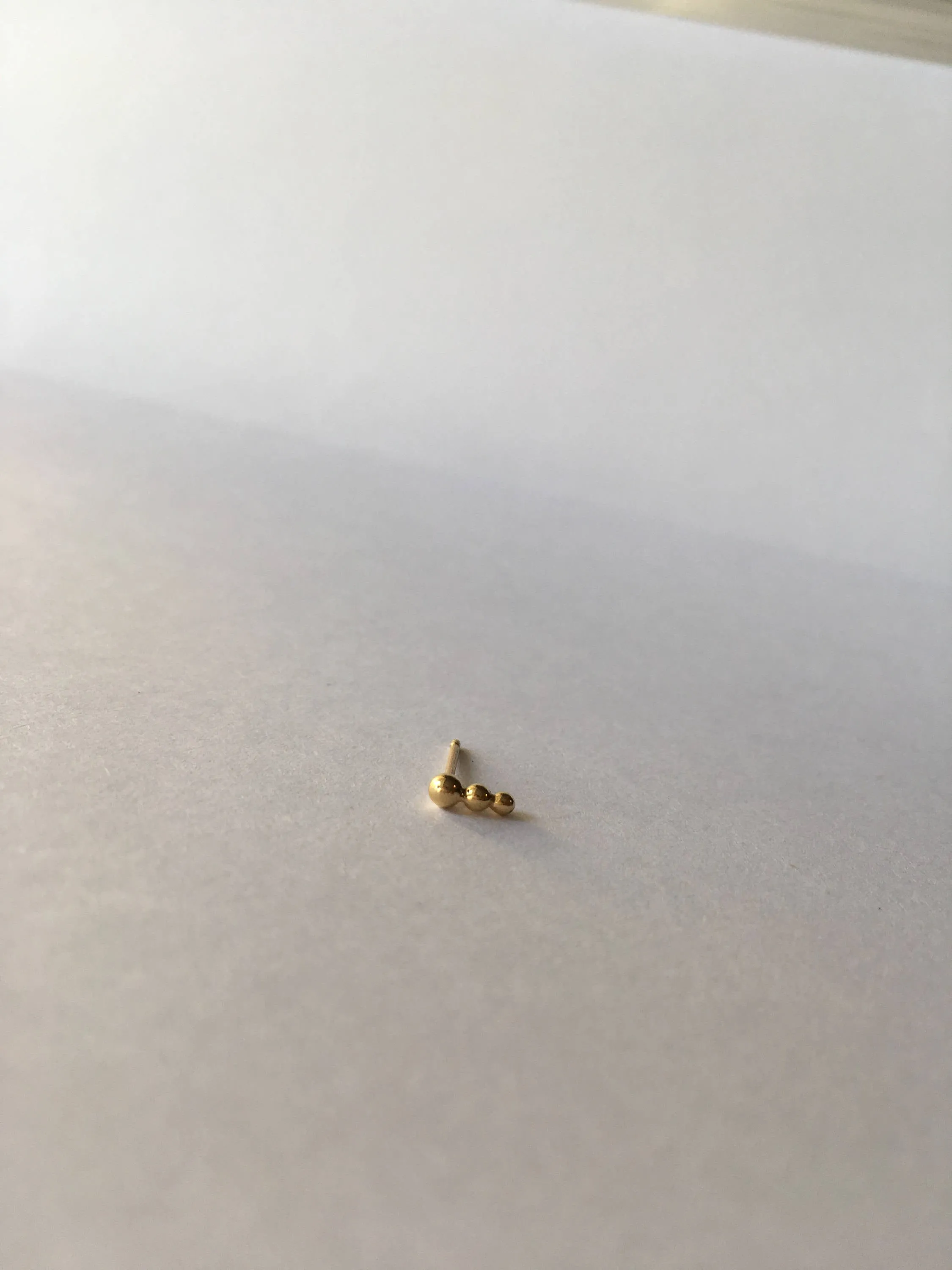 Ellipsis Stud Earring