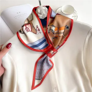 Equine Loop Scarf  - Red