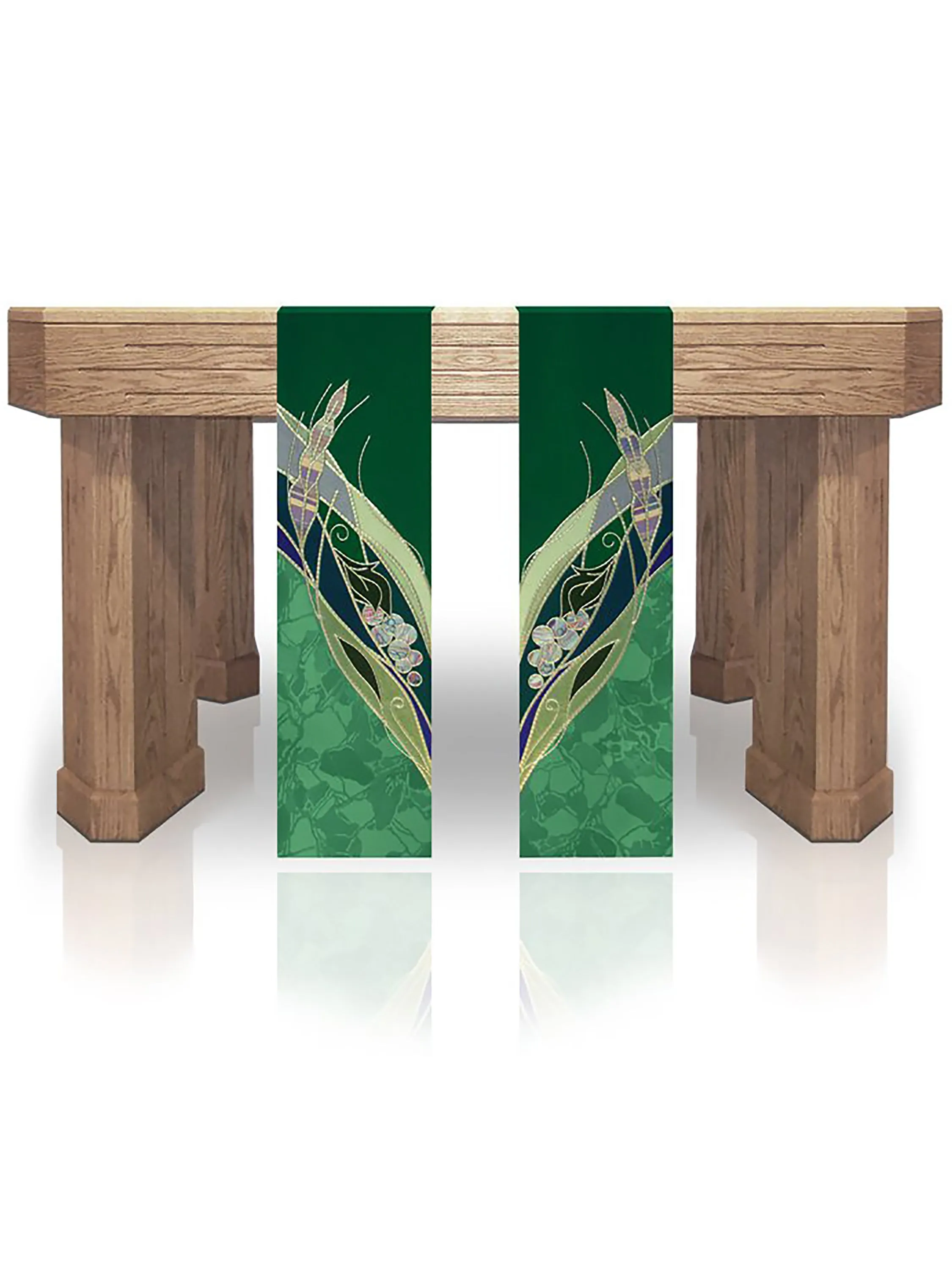 Eucharistic Green <br> Altar Scarves (A)