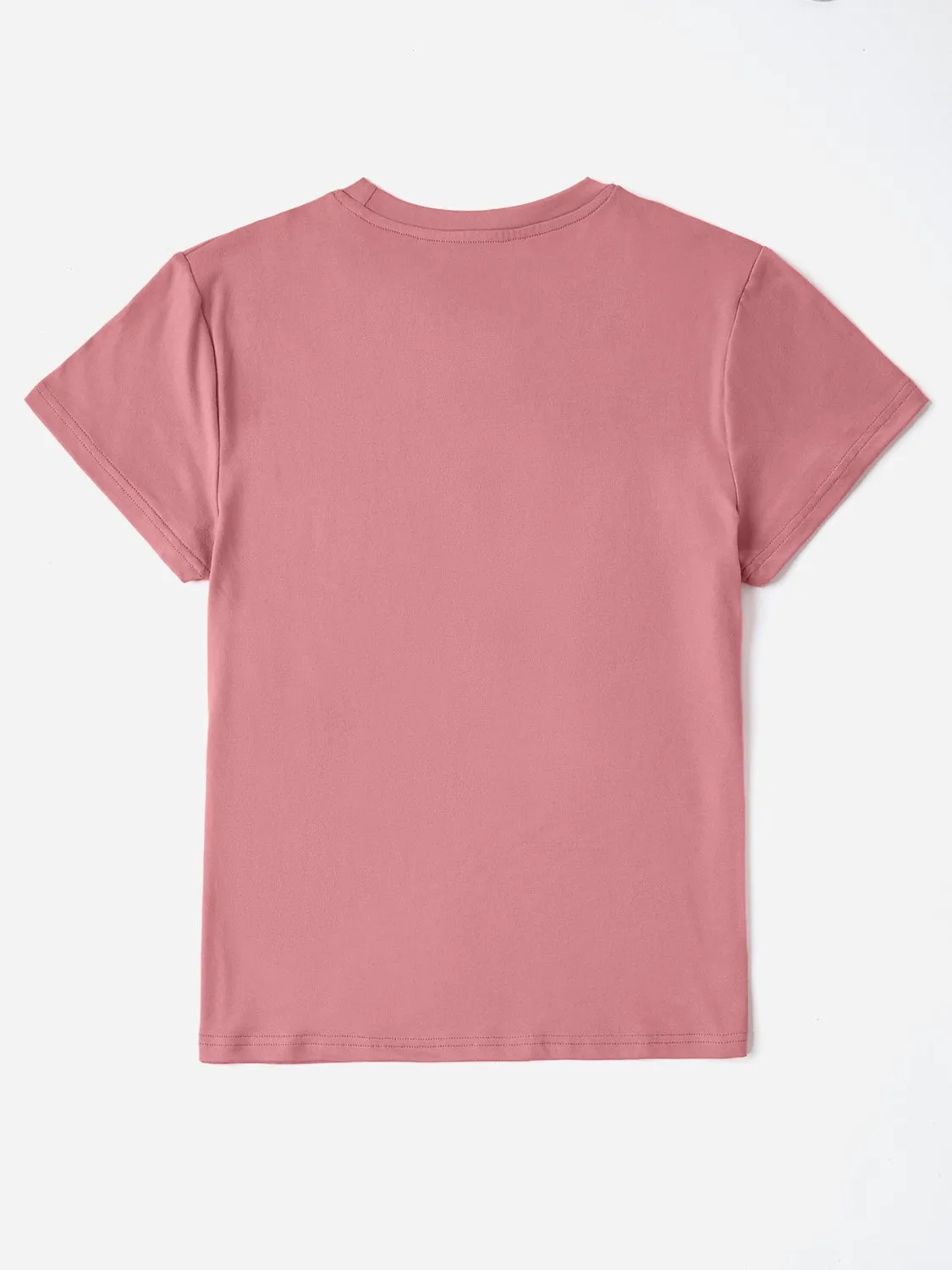 Faith Letter Graphic Round Neck Short Sleeve T-Shirt - Online Exclusive