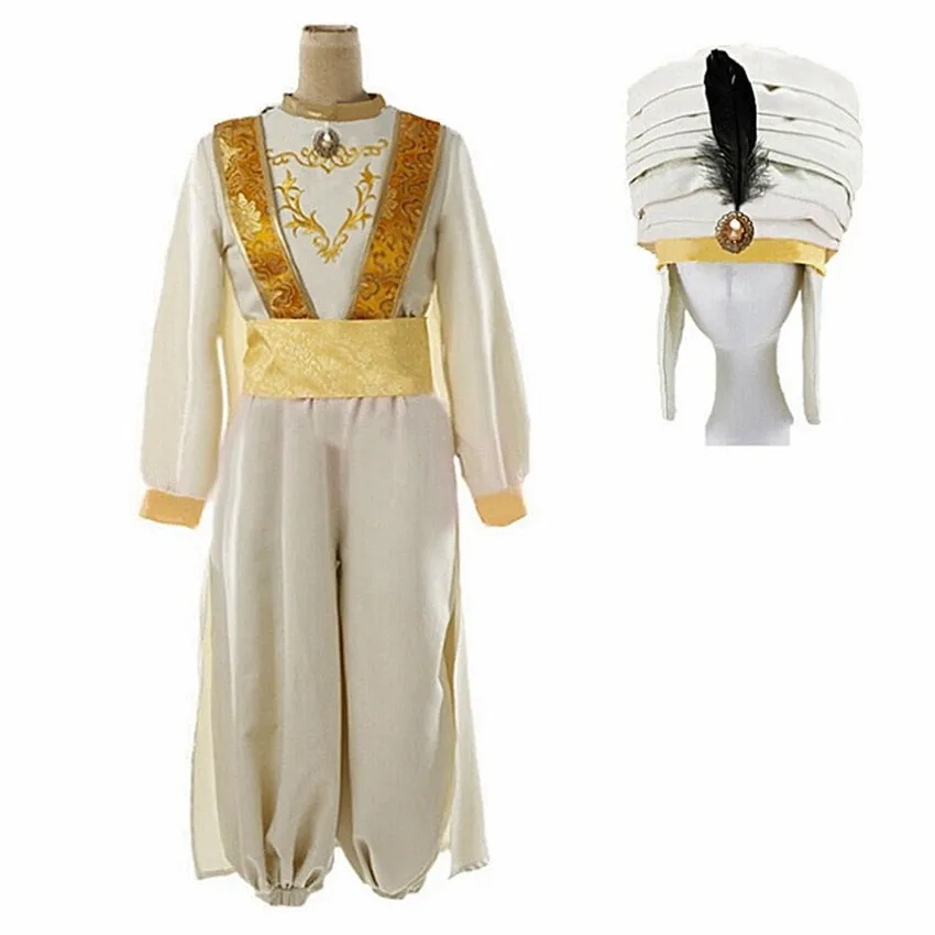 Fantasia Aladin Cosplay Luxo - Promoção Carnaval 2025