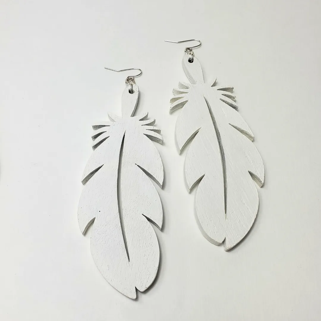 Feather Leaf Earring