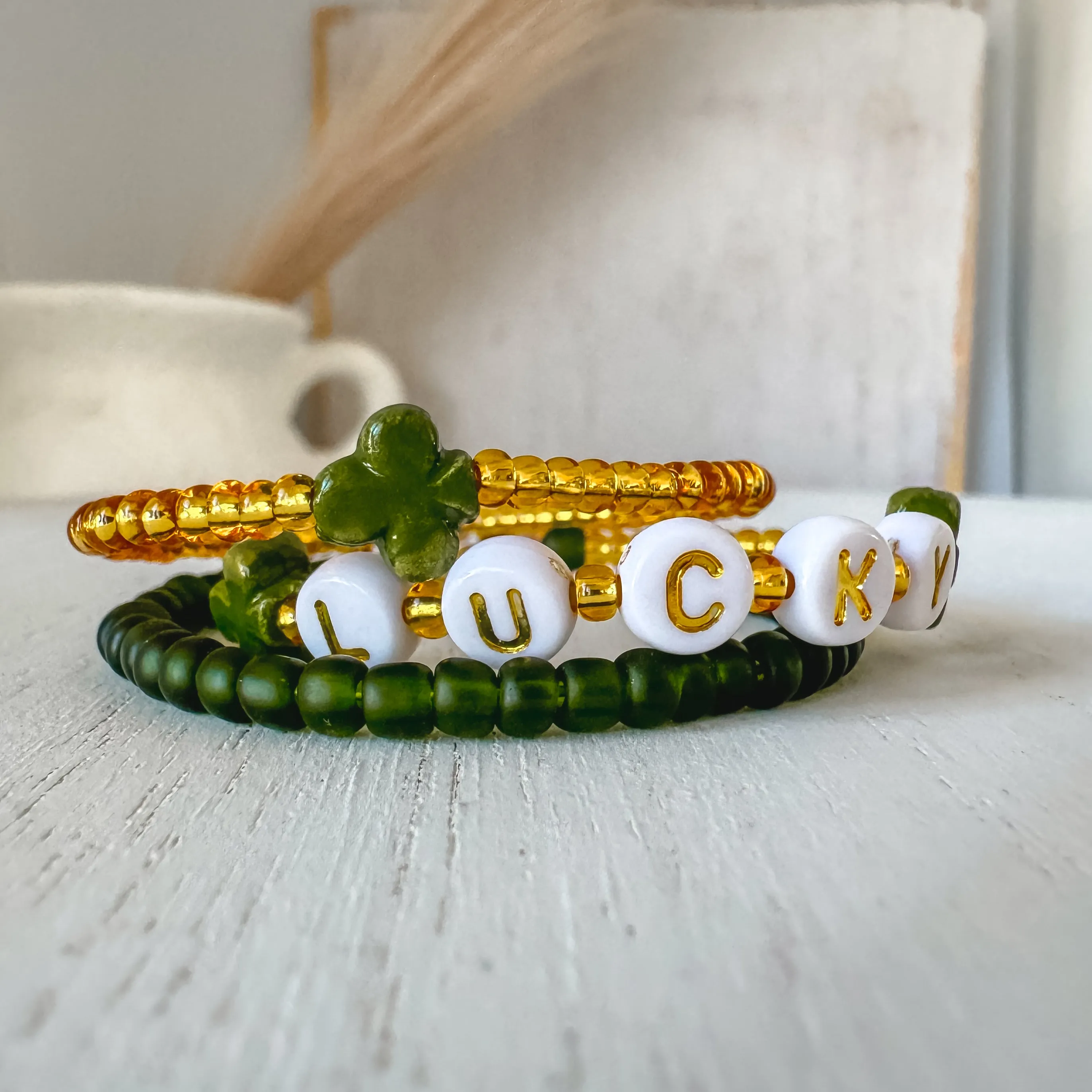 Feelin’ LUCKY Boys Saint Patrick’s Day Bracelets - Set of 3 or Each - Unisex Options