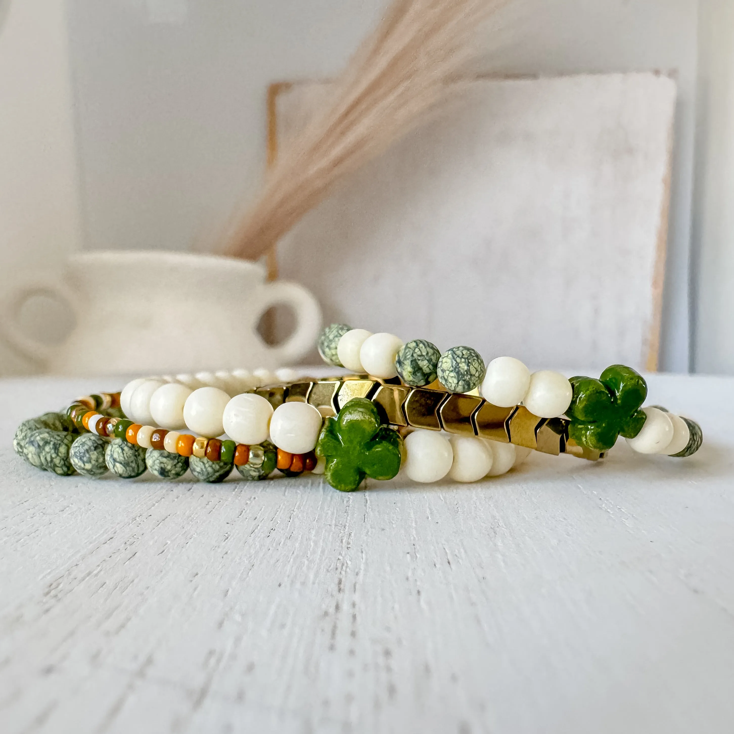Feelin’ LUCKY Boys Saint Patrick’s Day Bracelets - Set of 3 or Each - Unisex Options