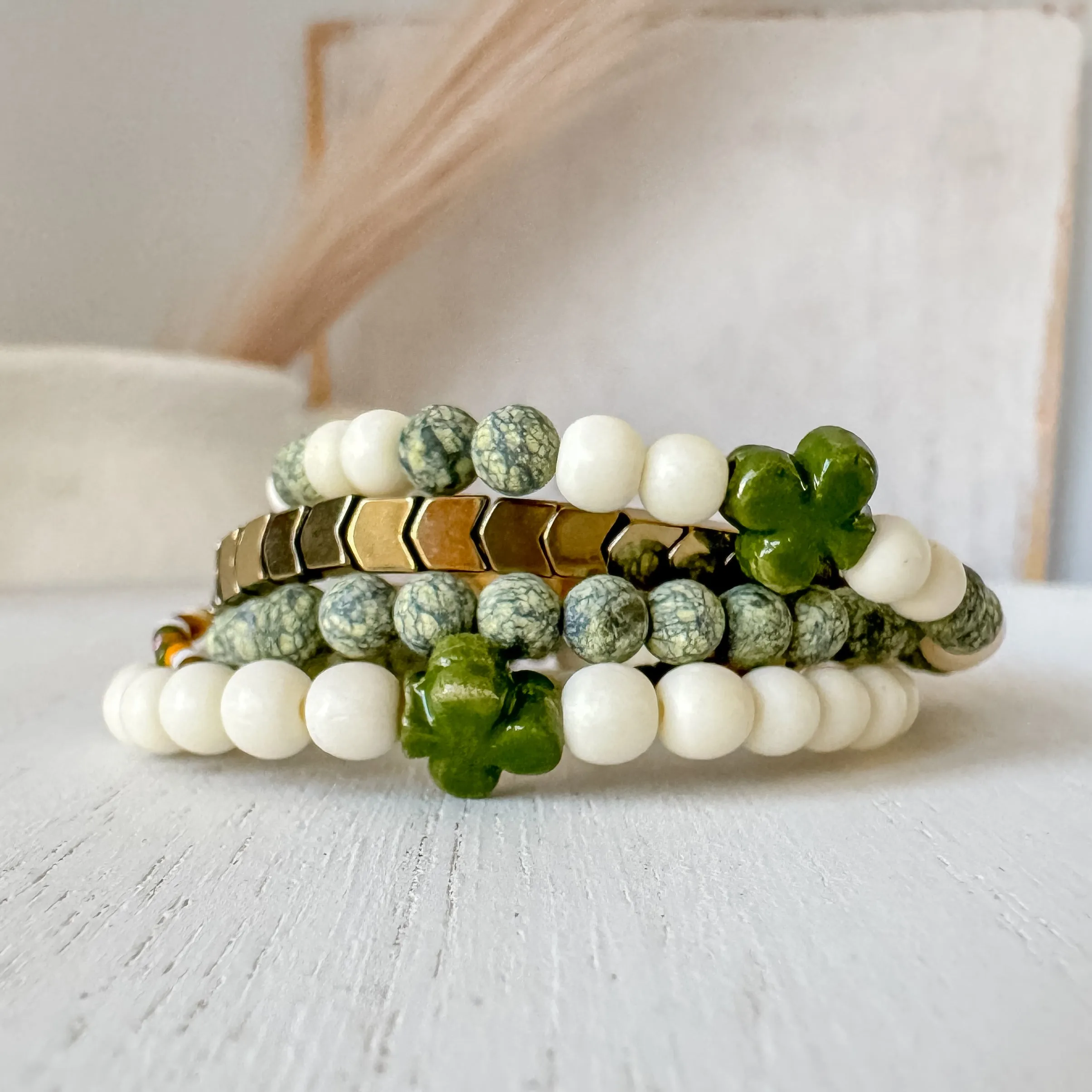 Feelin’ LUCKY Boys Saint Patrick’s Day Bracelets - Set of 3 or Each - Unisex Options