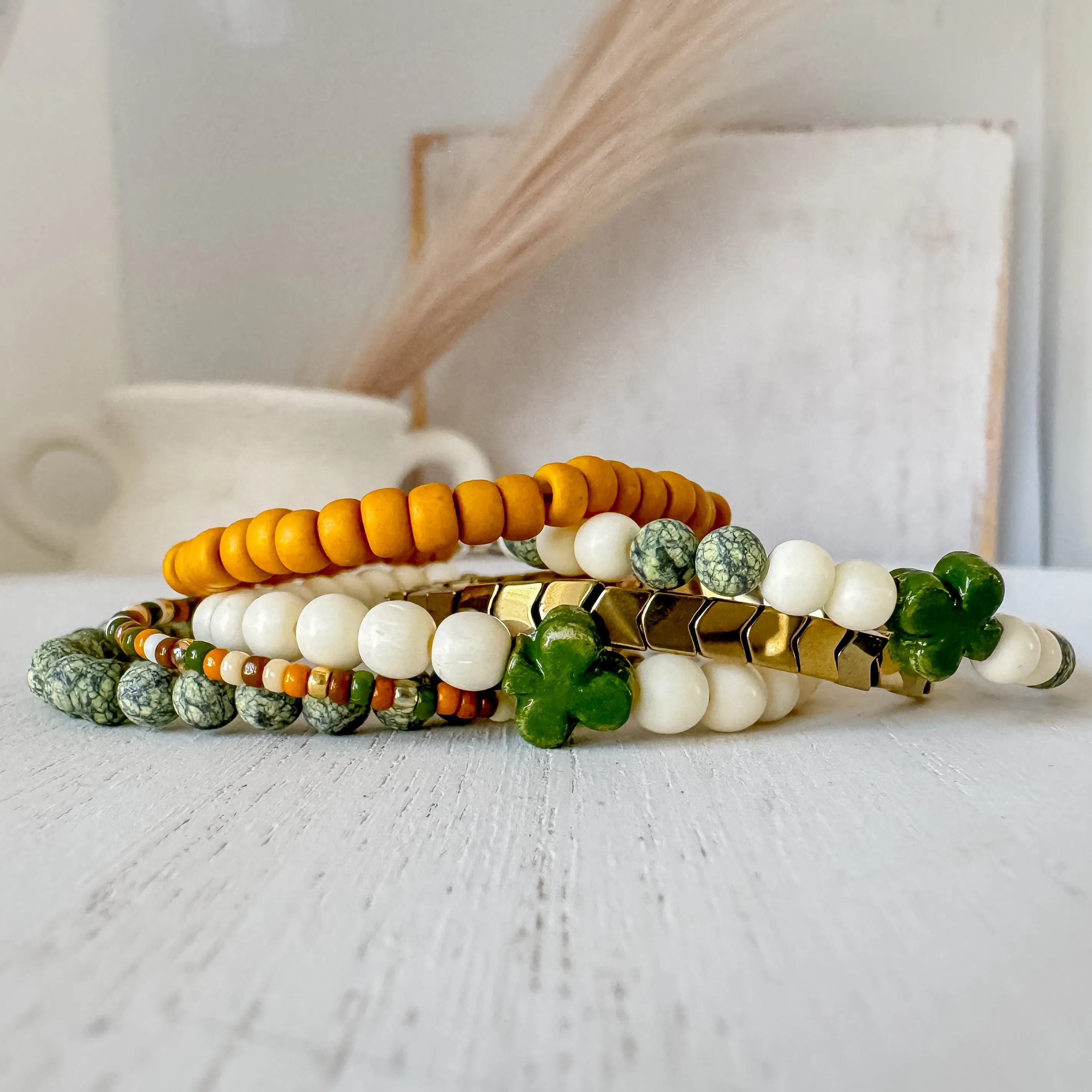 Feelin’ LUCKY Boys Saint Patrick’s Day Bracelets - Set of 3 or Each - Unisex Options