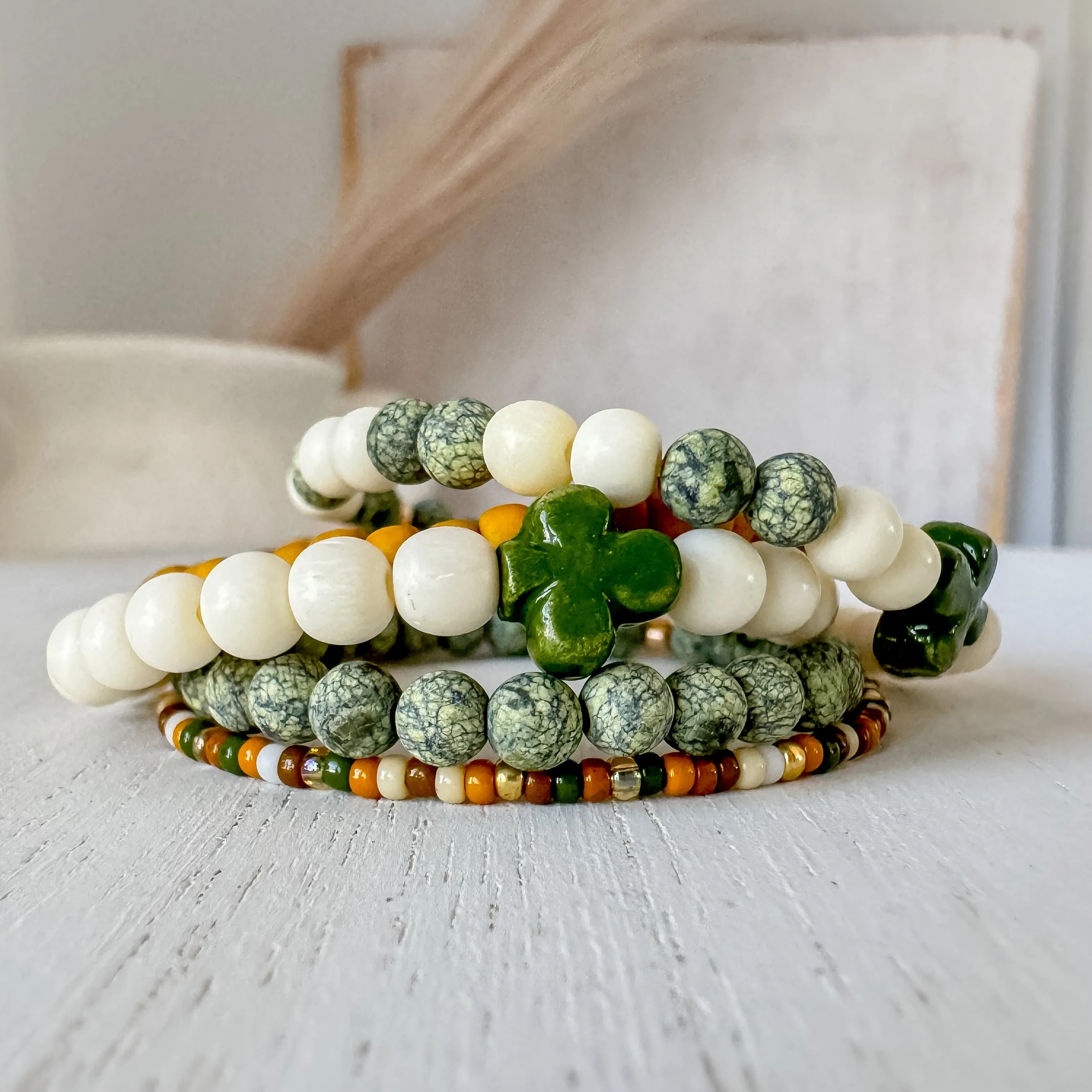 Feelin’ LUCKY Boys Saint Patrick’s Day Bracelets - Set of 3 or Each - Unisex Options