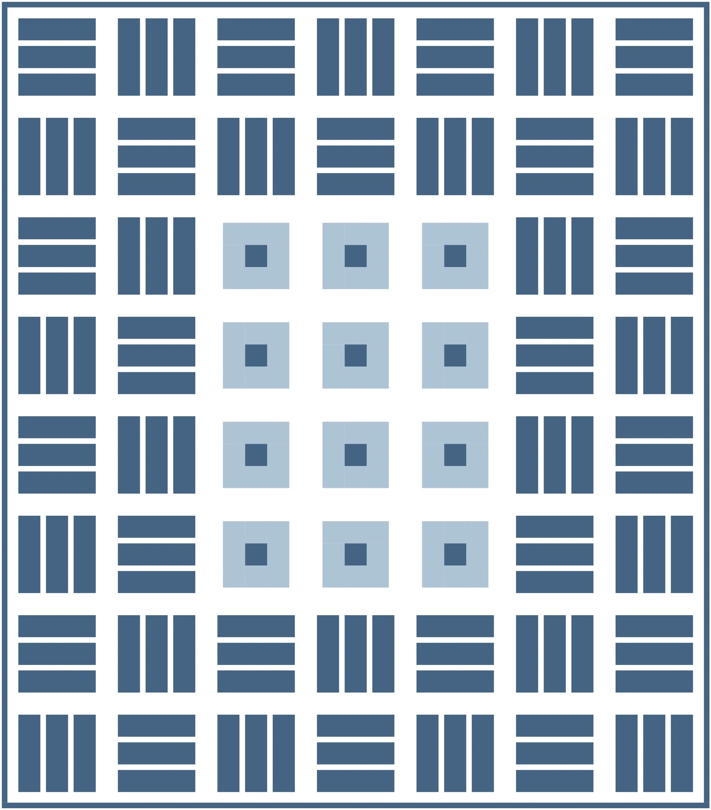 Fence Quilt Block Pattern