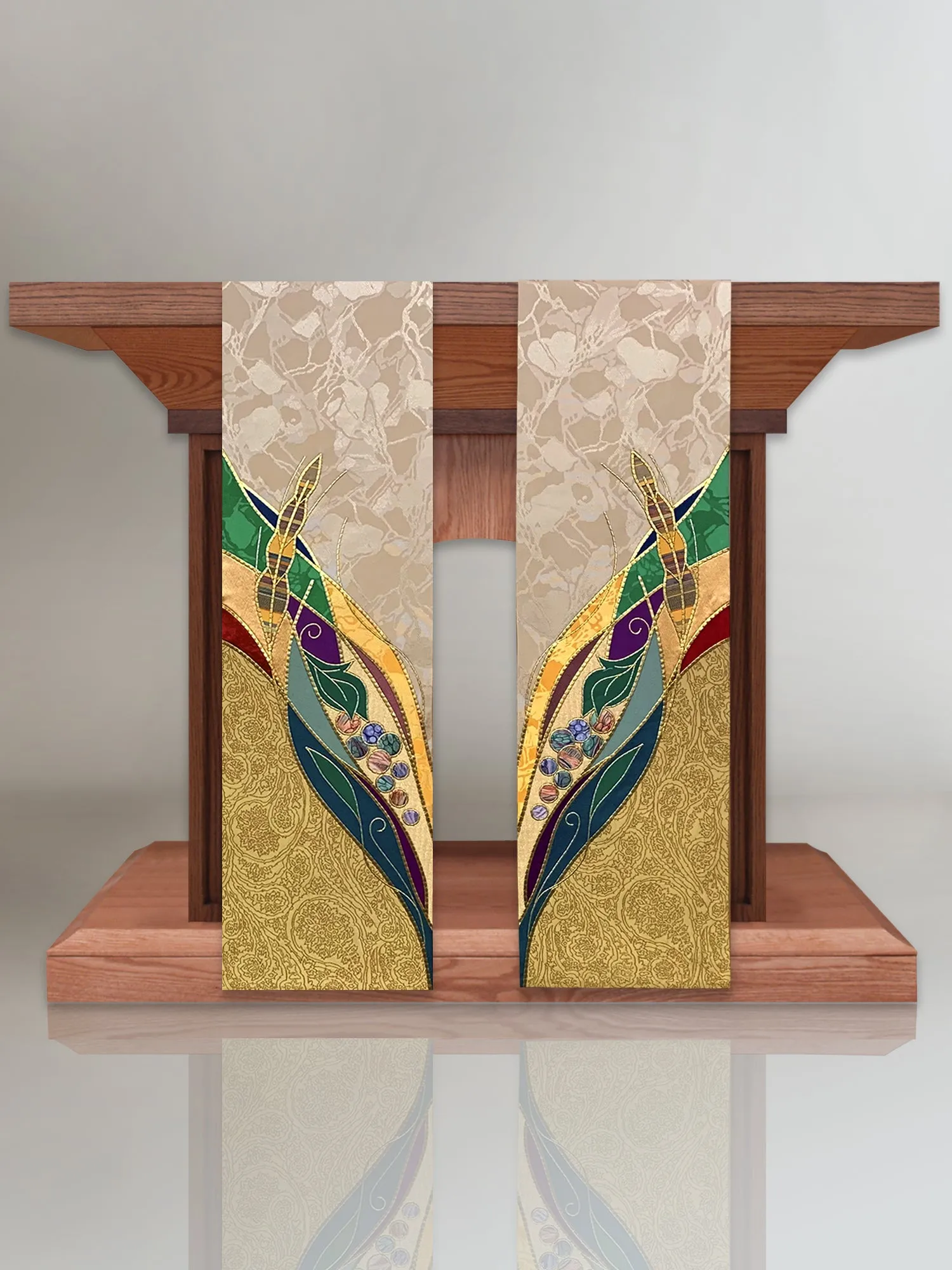 Festive Eucharistic Gold Altar Scarves (B)