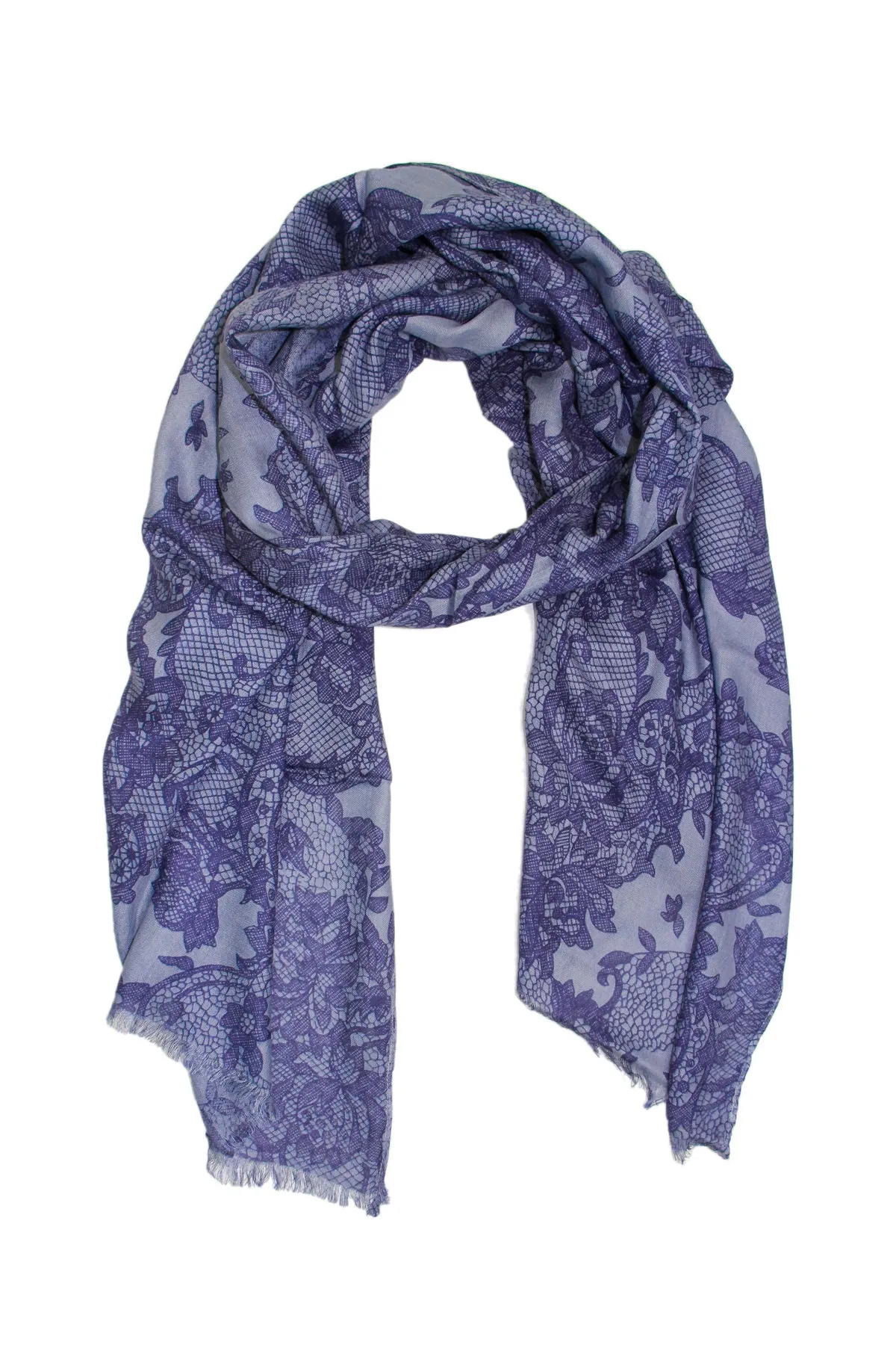 Floral Lace Scarf