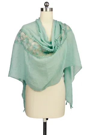 Floral Lace Scarf