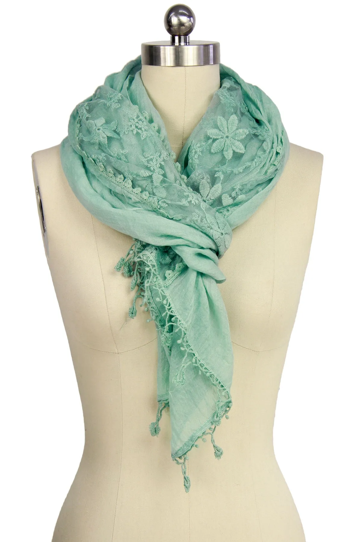 Floral Lace Scarf