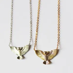 Flying Owl Necklace