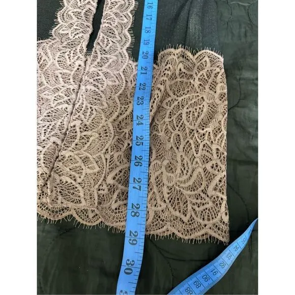 Free People Skirt Size XS Black Lilac Intimately Into Your Half Column Slip NWOT