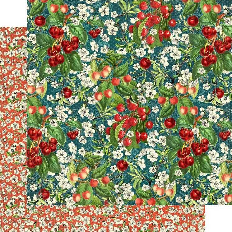 G45 - Life's a Bowl of Cherries - 12x12 Single Sheet / Hello Sunshine
